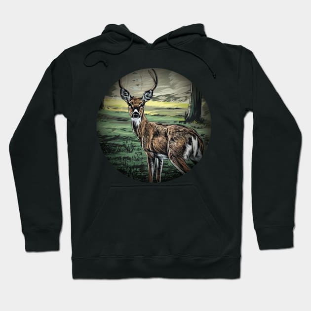 White-Tailed Deer Hoodie by Wild Catch